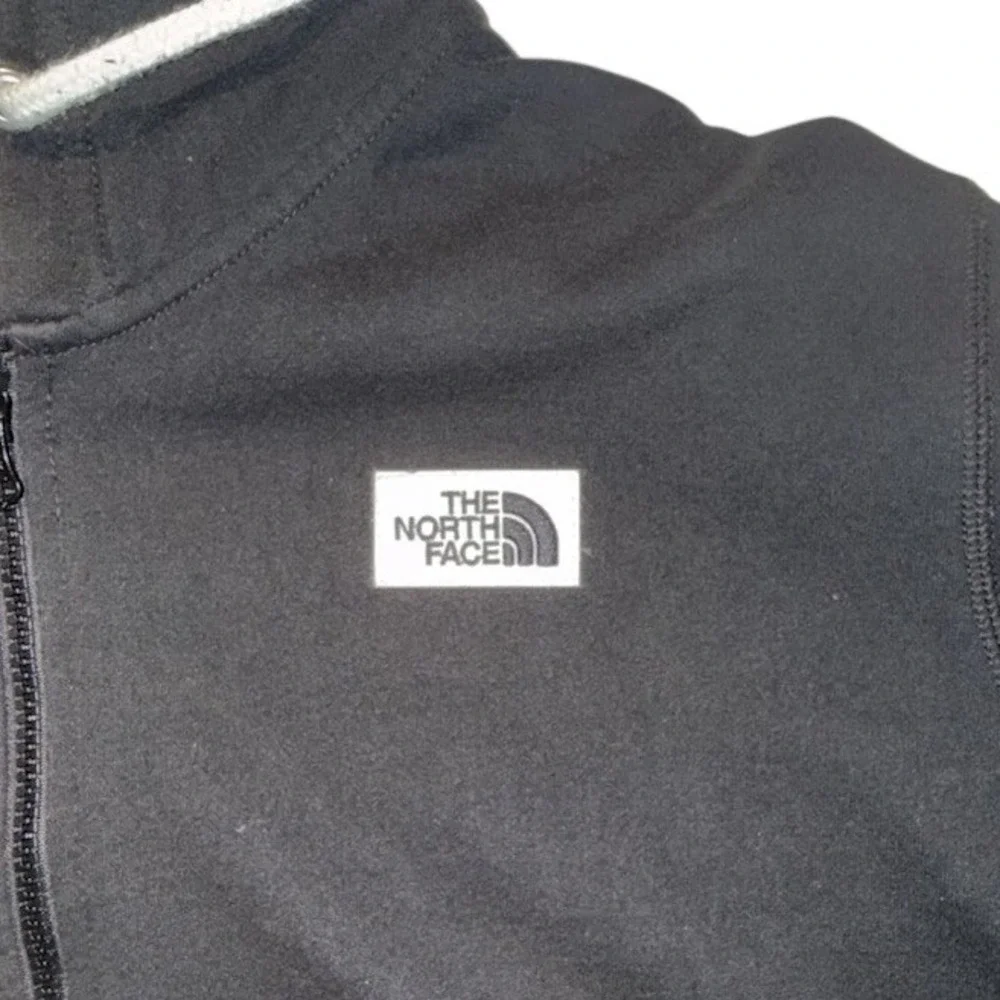 North Face Mens Heritage Patch Hoodie Size XL Full Zip Streetwear Outdoor Grunge